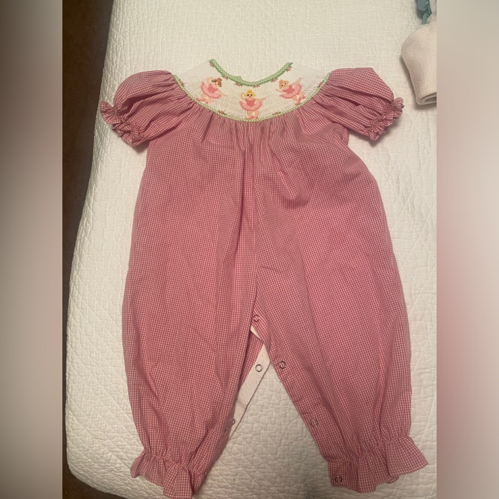 Ballerina Smocked Jumpsuit